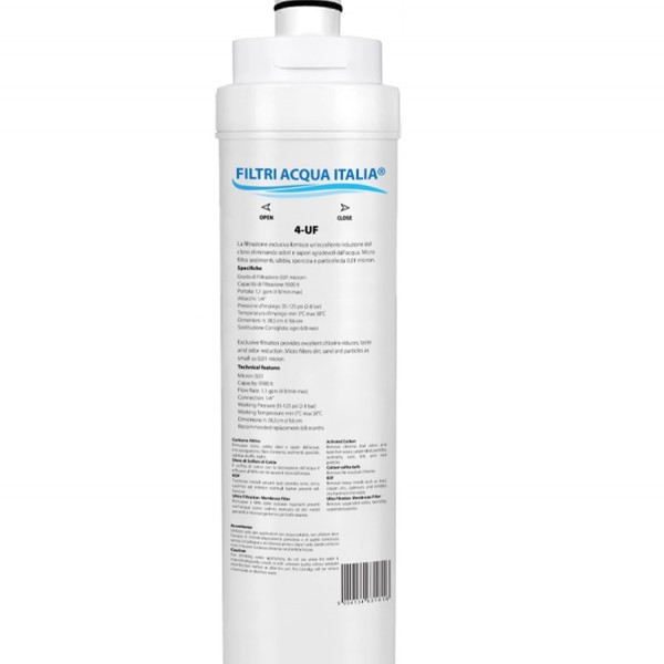 FILTRO ACQUA 4-UF Filtri Acqua Italia® FILTRO ACQUA 4-UF Filtri Acqua Italia®