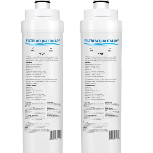 FILTRO ACQUA 4-UF Set 2 Pz. FILTRO ACQUA 4-UF Set 2 Pz.