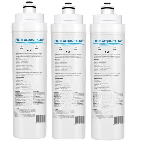 FILTRO ACQUA 4-UF Set 3 Pz.