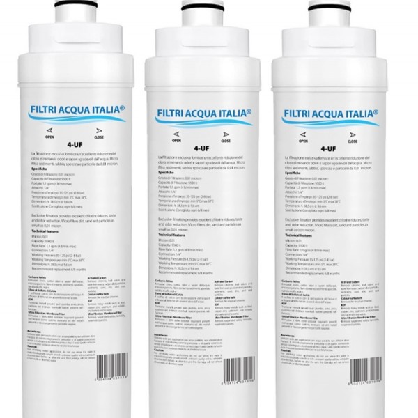 FILTRO ACQUA 4-UF Set 3 Pz. FILTRO ACQUA 4-UF Set 3 Pz.