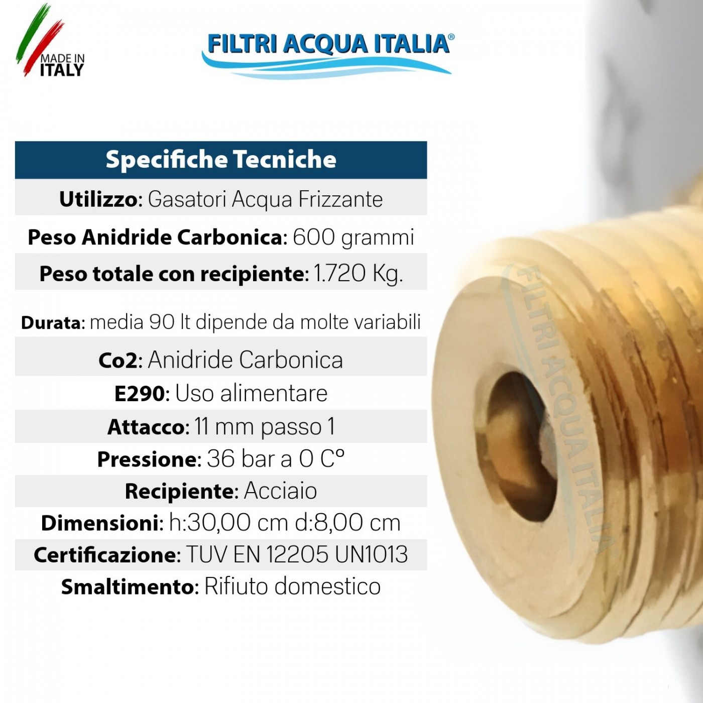 Bombola Co2 600 gr usa e getta Set 12 pezzi Bombola Co2 600 gr usa e getta Set 12 pezzi