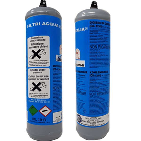 Bombola Co2 600 grammi usa e getta attacco 11 mm Set 2 Pezzi Bombola Co2 600 grammi usa e getta attacco 11 mm Set 2 Pezzi
