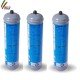 Bombola Co2 600 grammi usa e getta attacco 11 mm Set 3 Pezzi Bombola Co2 600 grammi usa e getta attacco 11 mm Set 3 Pezzi