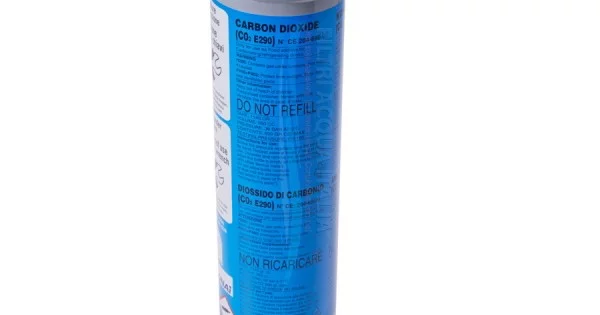 Bombola CO2 Alimentare E290 Da 600g – Attacco M11x1, Per Gasatori Sodastream E Sistemi Di Acqua Frizzante, Usa E Getta