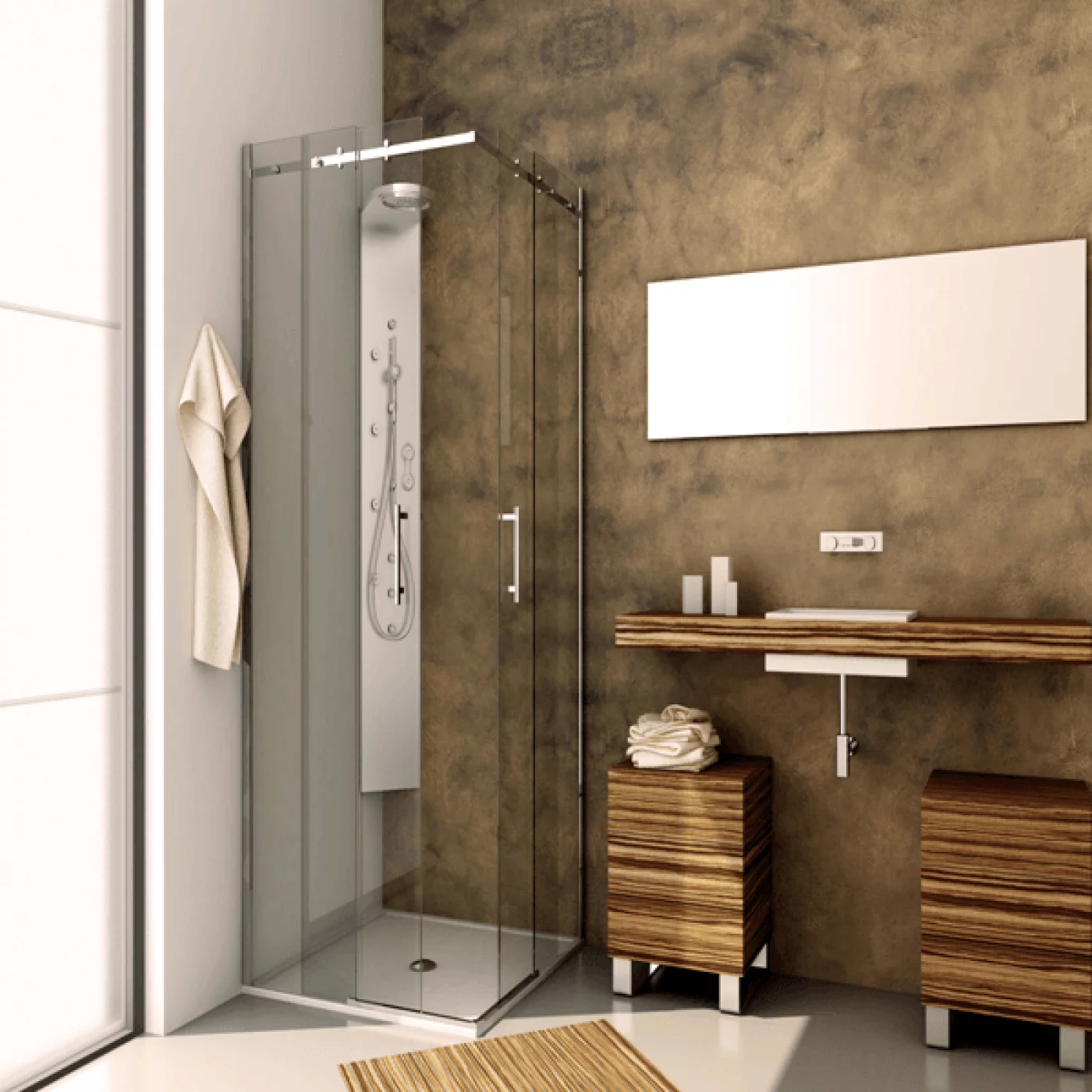 BOX DOCCIA ANGOLO QUBO 80 X 110 X 1195 BOX DOCCIA ANGOLO QUBO 80 X 110 X 1195