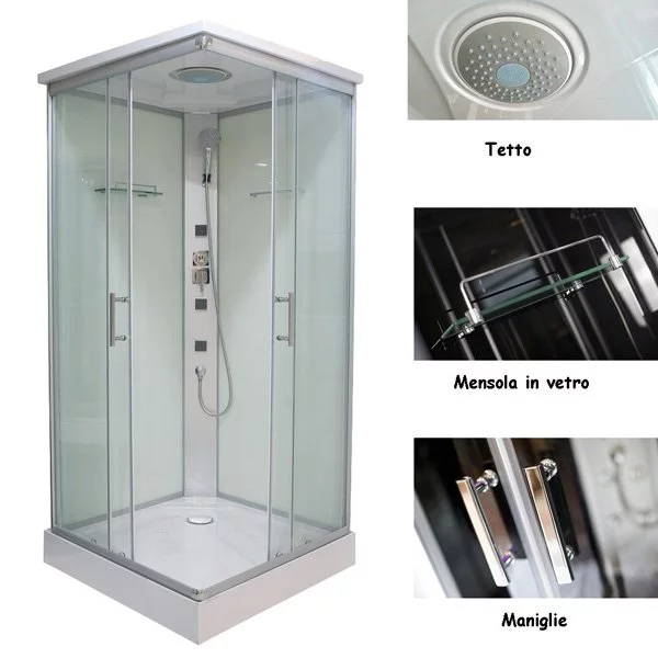 BOX DOCCIA IDROMASSAGGIO 90 X 90 CL06 Quick Line