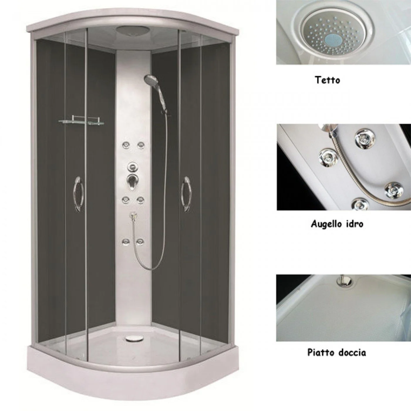 BOX DOCCIA IDROMASSAGGIO 90 X 90 CL07 Quick Line BOX DOCCIA IDROMASSAGGIO 90 X 90 CL07 Quick Line