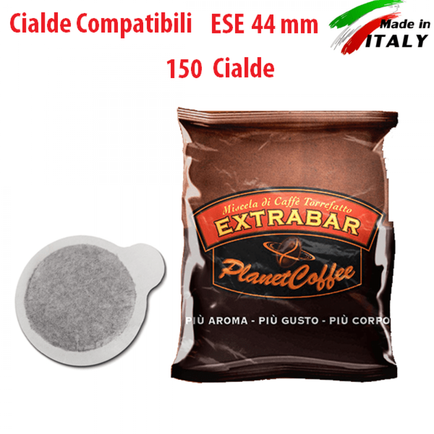 CIALDE ESE 44 mm COMPATIBILI CAFFE' MISCELA ORO CIALDE ESE 44 mm COMPATIBILI CAFFE' MISCELA ORO