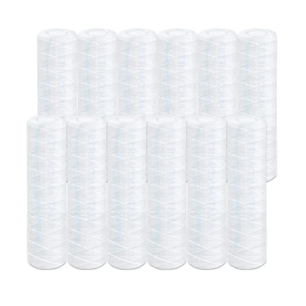 CARTUCCIA A FILO AVVOLTO 10 Poliici micron 20 Set 12 Pezzi