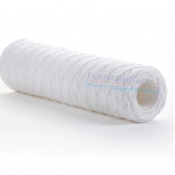 CARTUCCIA A FILO AVVOLTO DI POLIPROPILENE SEDIMENTI 10" micron 20 CARTUCCIA A FILO AVVOLTO DI POLIPROPILENE SEDIMENTI 10" micron 20