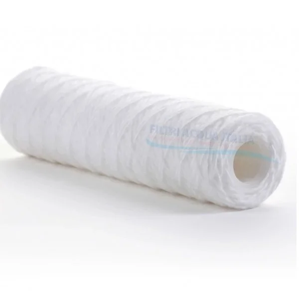 CARTUCCIA A FILO AVVOLTO DI POLIPROPILENE SEDIMENTI 10" micron 5 CARTUCCIA A FILO AVVOLTO DI POLIPROPILENE SEDIMENTI 10" micron 5