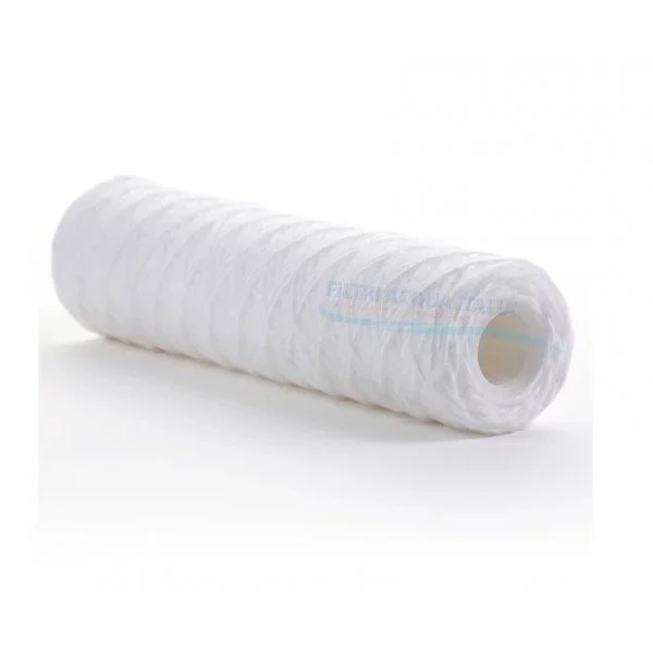 CARTUCCIA A FILO AVVOLTO DI POLIPROPILENE SEDIMENTI 10" micron 20