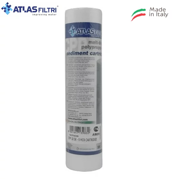 CARTUCCIA ACQUA ATLAS POLIPROPILENE 10" micron 5