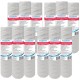 Cartuccia Filtrante Filo Avvolto 10' Pollici micron 5 Set 12 Pezzi Cartuccia Filtrante Filo Avvolto 10' Pollici micron 5 Set 12 Pezzi