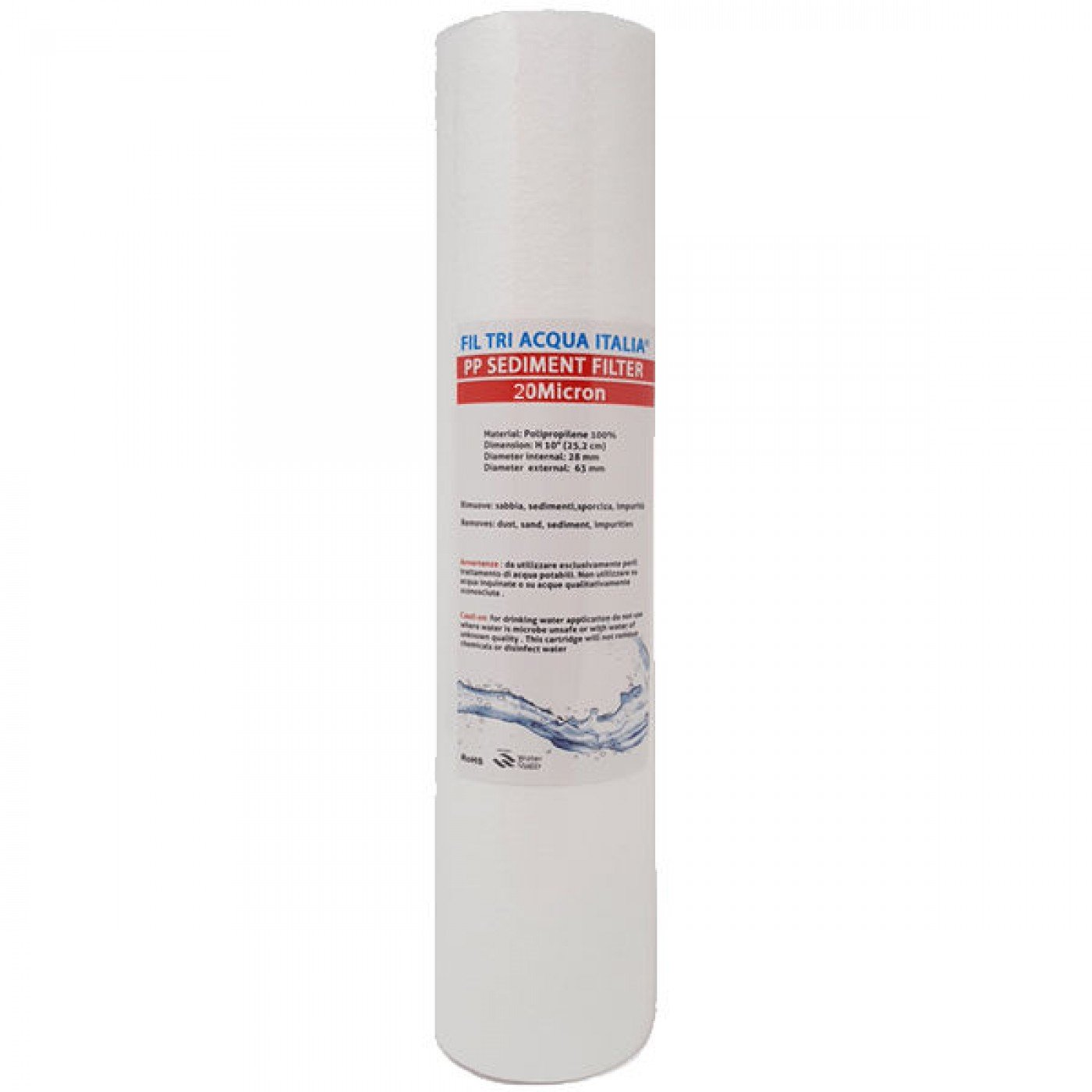 CARTUCCIA POLIPROPILENE 10" 20 micron CARTUCCIA POLIPROPILENE 10" 20 micron