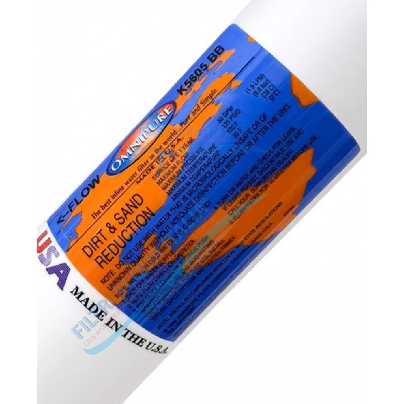 FILTRO OMNIPURE IN LINE 2,5 X 12" SEDIMENTI FILTRO OMNIPURE IN LINE 2,5 X 12" SEDIMENTI