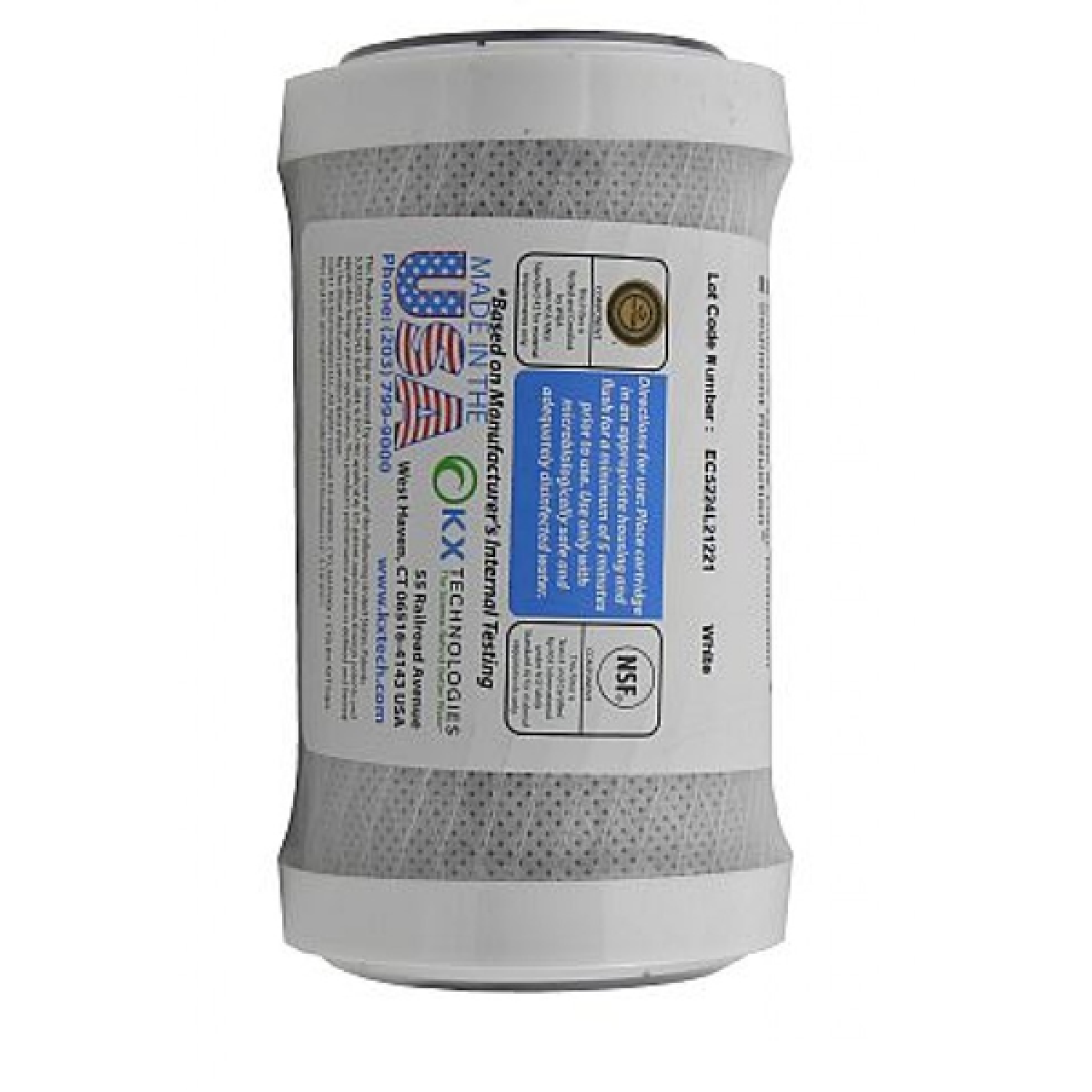 Cartuccia Carbone Attivo Granulare GAC 10" 5 Micron Set 3 Pz