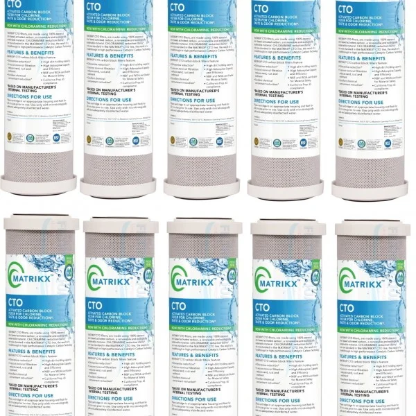 CARTUCCIA MATRIKX CTO/2 10" 5 micron Set 10 Pezzi