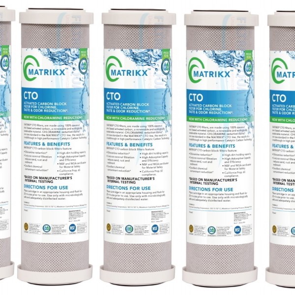 CARTUCCIA MATRIKX CTO/2 10" 5 micron Set 5 Pezzi CARTUCCIA MATRIKX CTO/2 10" 5 micron Set 5 Pezzi