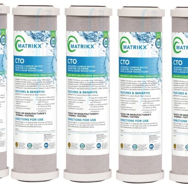 CARTUCCIA MATRIKX CTO/2 10" 5 micron Set 5 Pezzi