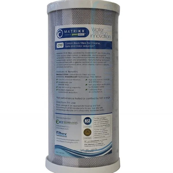 CARTUCCIA MATRIKX CTO/2 10" BB 5 micron