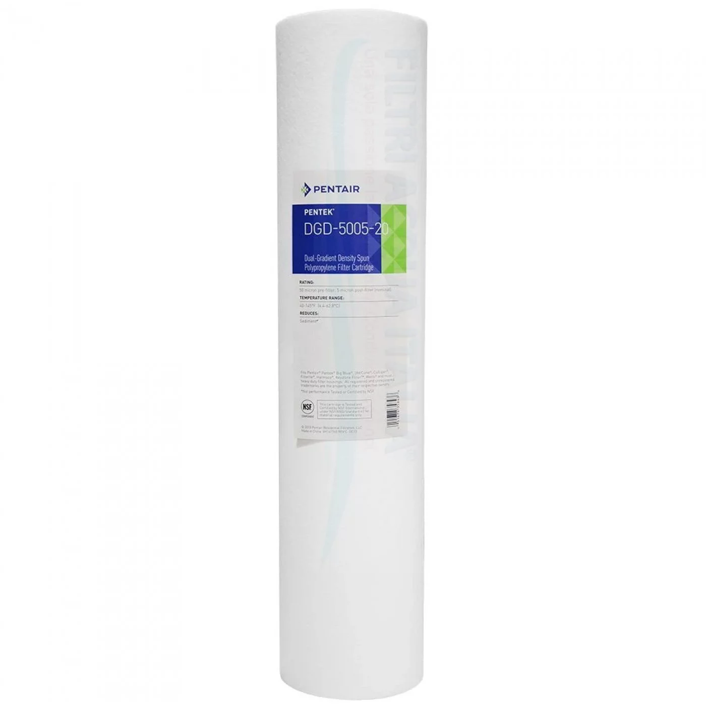 CARTUCCIA POLIPROPILENE PENTEK DGD 20" BB 50/5 MICRON CARTUCCIA POLIPROPILENE PENTEK DGD 20" BB 50/5 MICRON