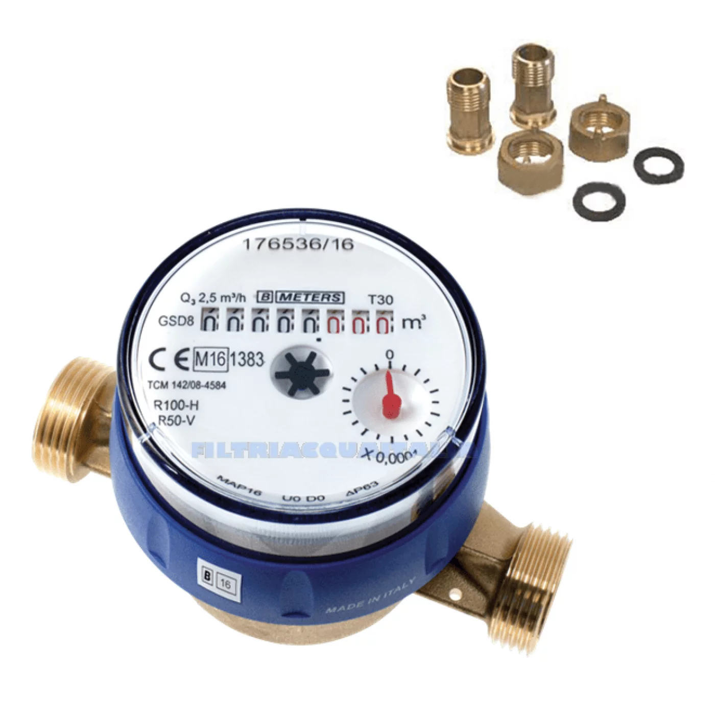 Contatore Acqua Meccanico a Numerazione Progressiva Getto Unico SuperDry Contatore Acqua Meccanico a Numerazione Progressiva Getto Unico SuperDry