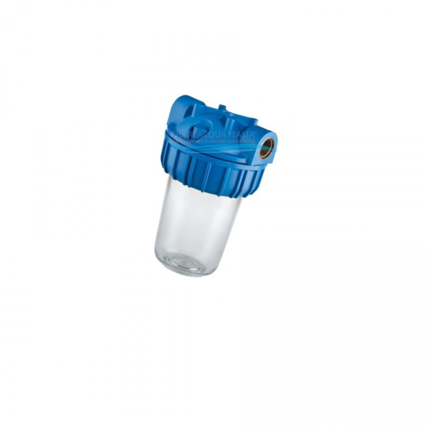 CONTENITORE PER FILTRO ACQUA TRASPARENTE 5" ATTACCO 1/2 Pollice CONTENITORE PER FILTRO ACQUA TRASPARENTE 5" ATTACCO 1/2 Pollice