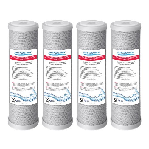Eurofilter filtro acqua (cartuccia filtrante) anticalcare 4 pz