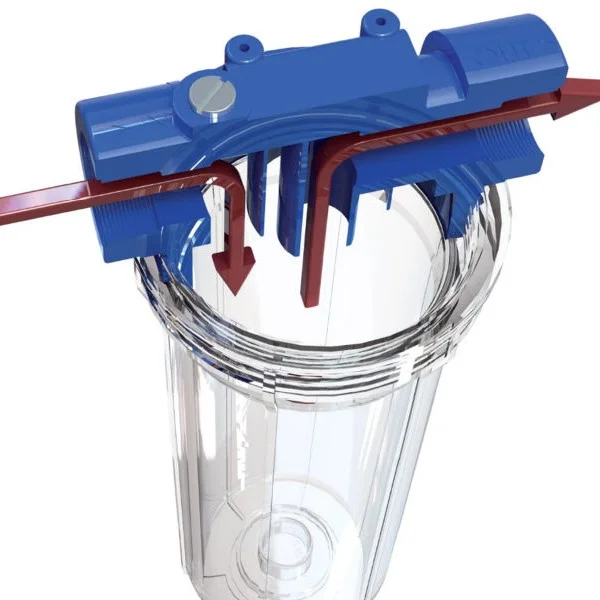 CONTENITORE PER FILTRO ACQUA TRASPARENTE 10" ATTACCO 3/4 CONTENITORE PER FILTRO ACQUA TRASPARENTE 10" ATTACCO 3/4