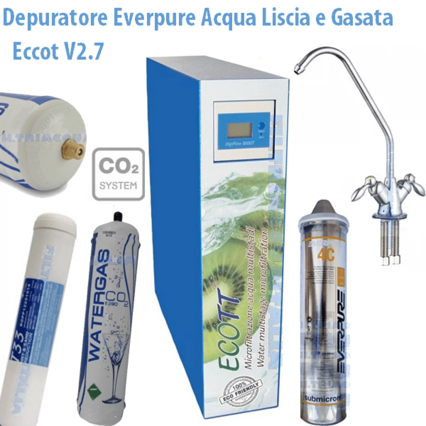 DEPURATORE ACQUA EVERPURE MICROFILTRAZIONE ECOTT V2.7 DEPURATORE ACQUA EVERPURE MICROFILTRAZIONE ECOTT V2.7