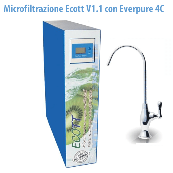 MICROFILTRAZIONE ACQUA ECOTT V1.1 CON EVERPURE 4C