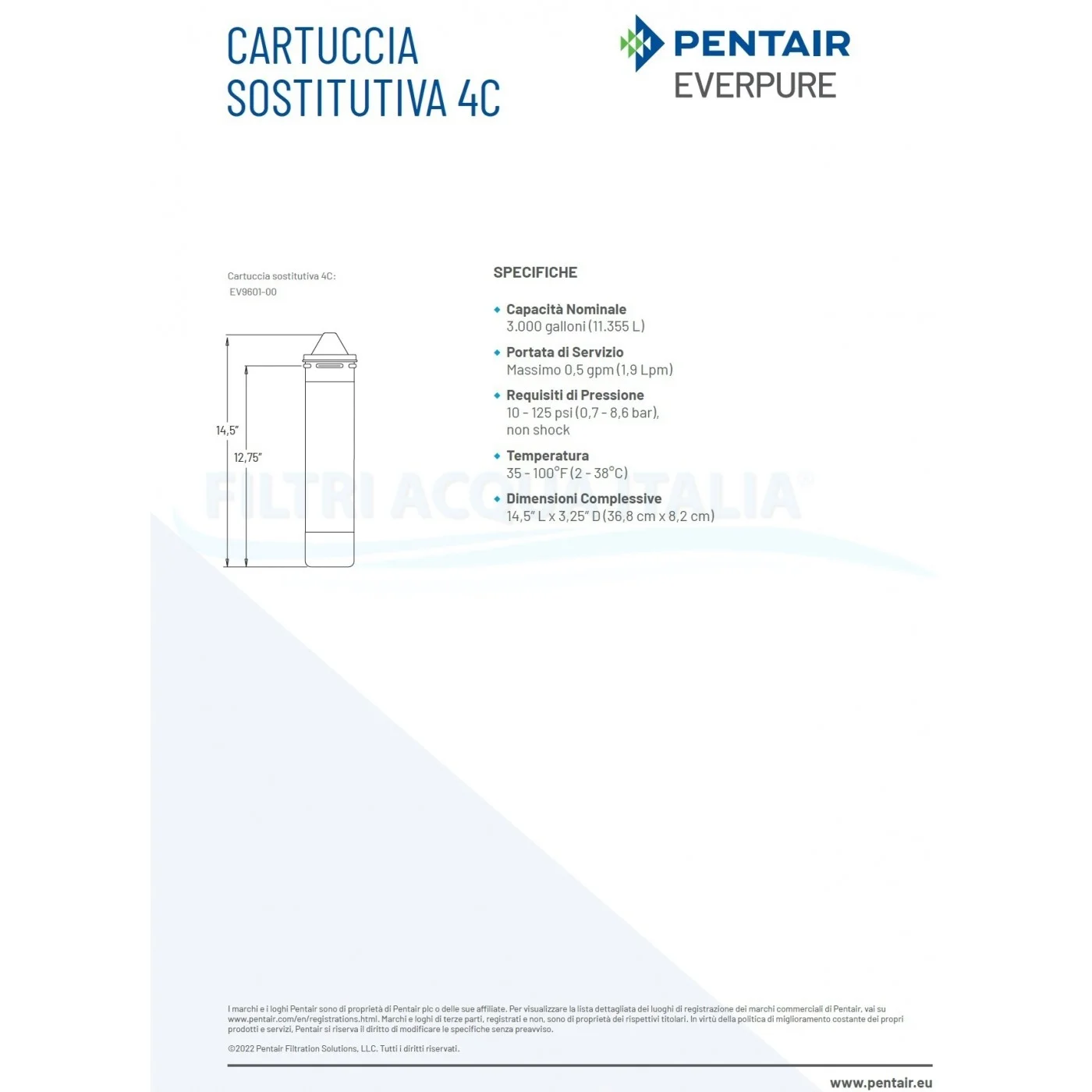 EVERPURE 4C EV960100 Set 6 Pezzi EVERPURE 4C EV960100 Set 6 Pezzi