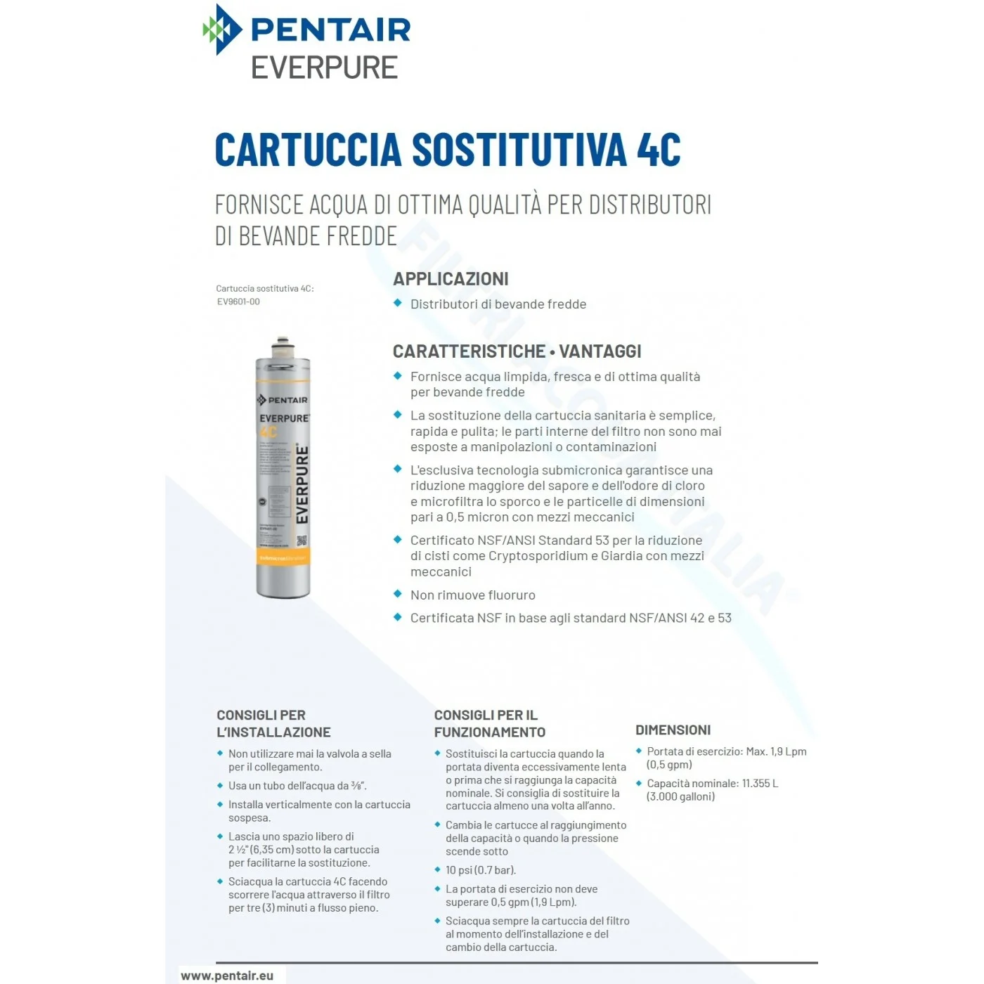 EVERPURE 4C EV960100 Set 6 Pezzi EVERPURE 4C EV960100 Set 6 Pezzi