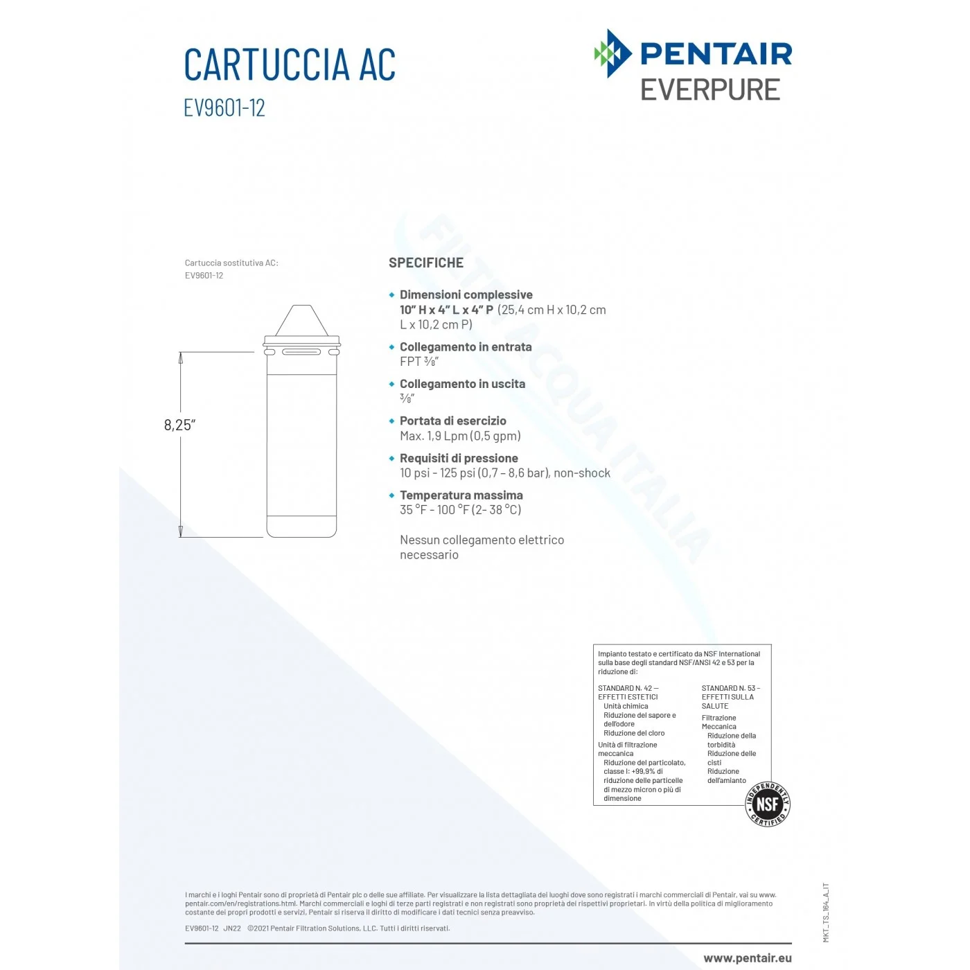 EVERPURE AC Set 6 pezzi EV960112 EVERPURE AC Set 6 pezzi EV960112