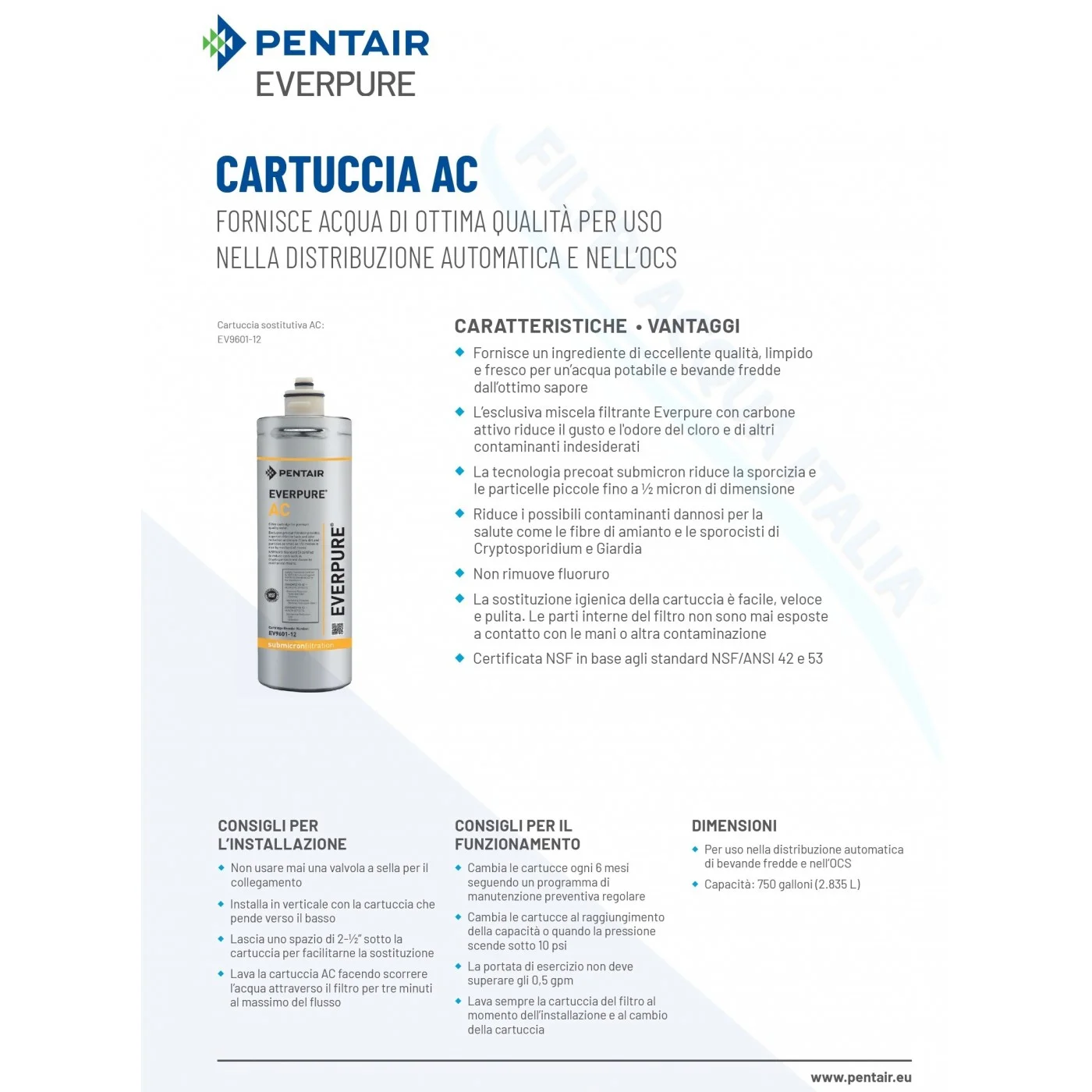 EVERPURE AC Set 6 pezzi EV960112 EVERPURE AC Set 6 pezzi EV960112