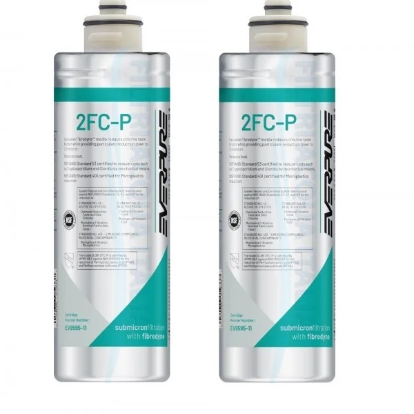 Everpure 2FC-P EV9595-11 Rimuove PFAS, Cloro e Microplastiche  Set 2 Pezzi
