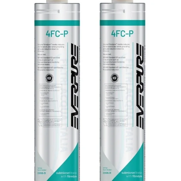 Everpure 4FC-P EV9595-31 Riduce PFAS, Cloro e Microplastiche Set 2 Pezzi  