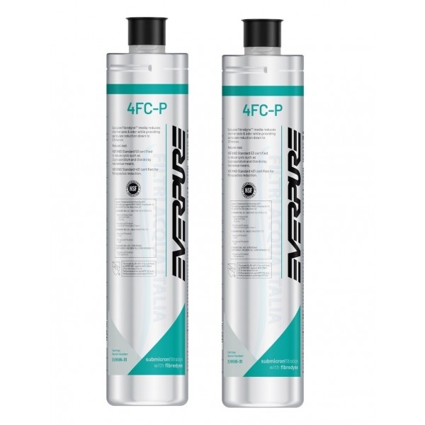 Everpure 4FC-P EV9595-31 Riduce PFAS, Cloro e Microplastiche Set 2 Pezzi   Everpure 4FC-P EV9595-31 Riduce PFAS, Cloro e Microplastiche Set 2 Pezzi