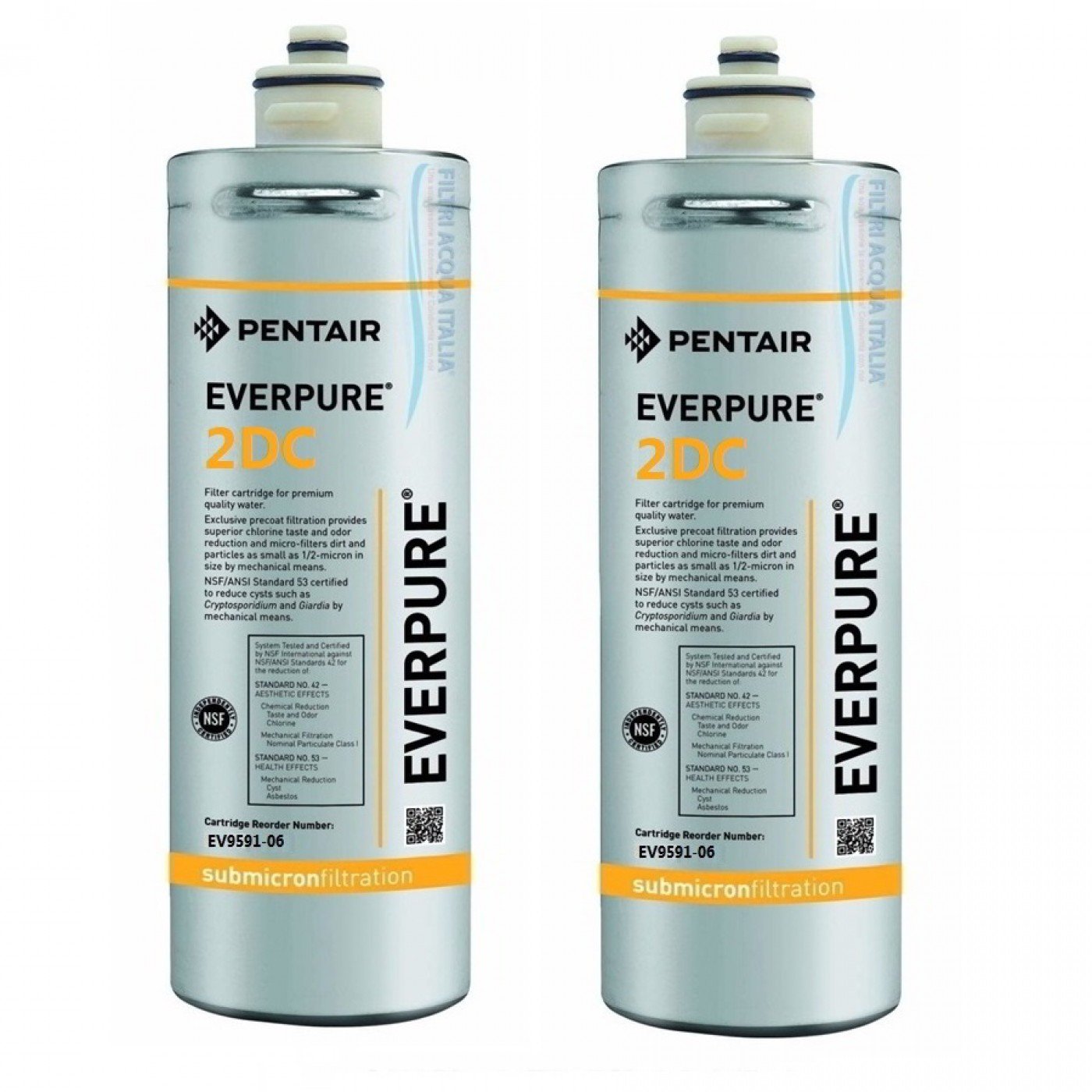 EVERPURE 2DC SET 2 PEZZI EV959106 EVERPURE 2DC SET 2 PEZZI EV959106