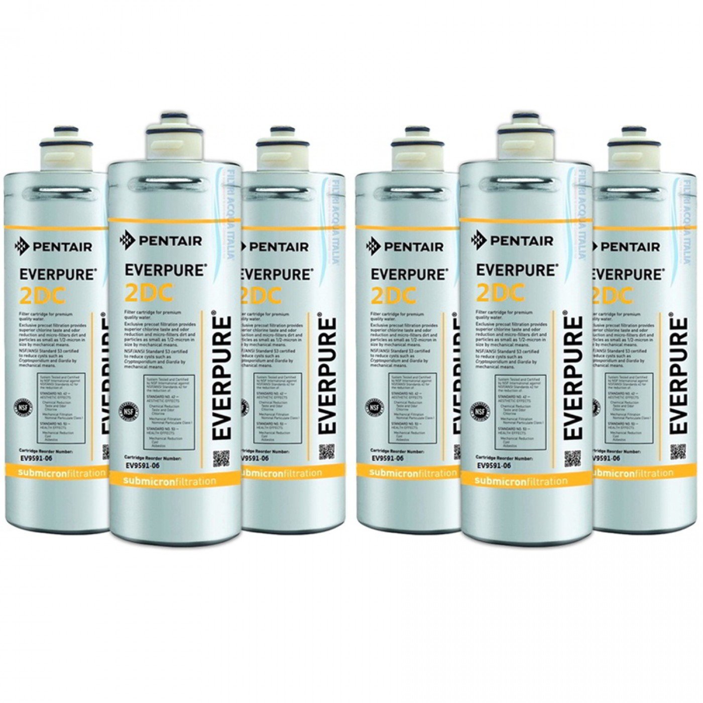 EVERPURE 2DC SET 6 Pezzi EV959106 EVERPURE 2DC SET 6 Pezzi EV959106