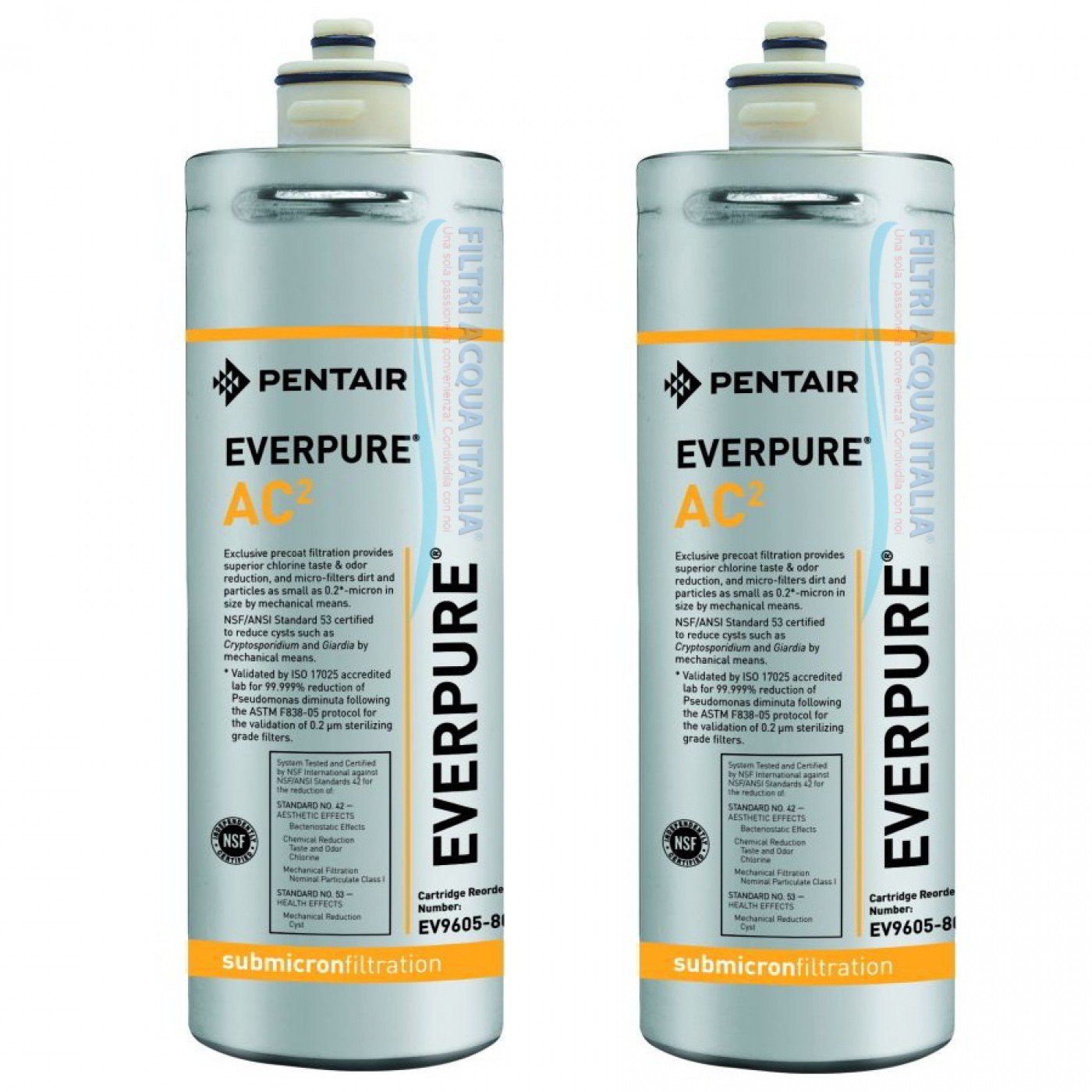 EVERPURE AC2 Set 2 Pezzi EV9605-80 EVERPURE AC2 Set 2 Pezzi EV9605-80