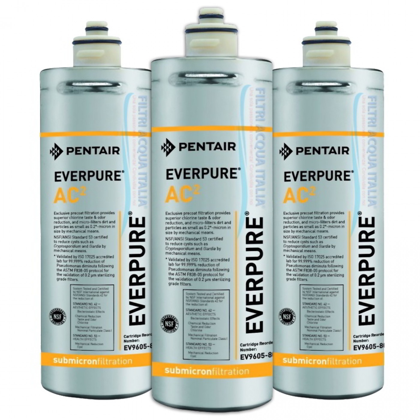 EVERPURE AC2 Set 3 Pezzi EV9605-80 EVERPURE AC2 Set 3 Pezzi EV9605-80