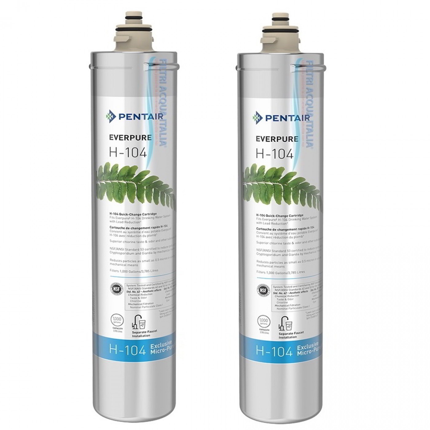EVERPURE H104 EV9612-16 Set 2 Pezzi EVERPURE H104 EV9612-16 Set 2 Pezzi