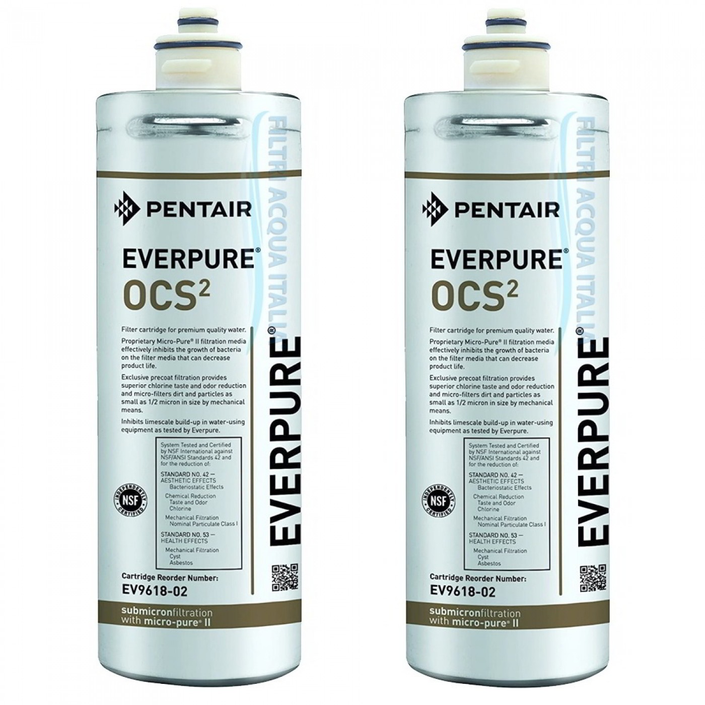 EVERPURE OCS2 EV9618-02 SET 2 PEZZI EVERPURE OCS2 EV9618-02 SET 2 PEZZI