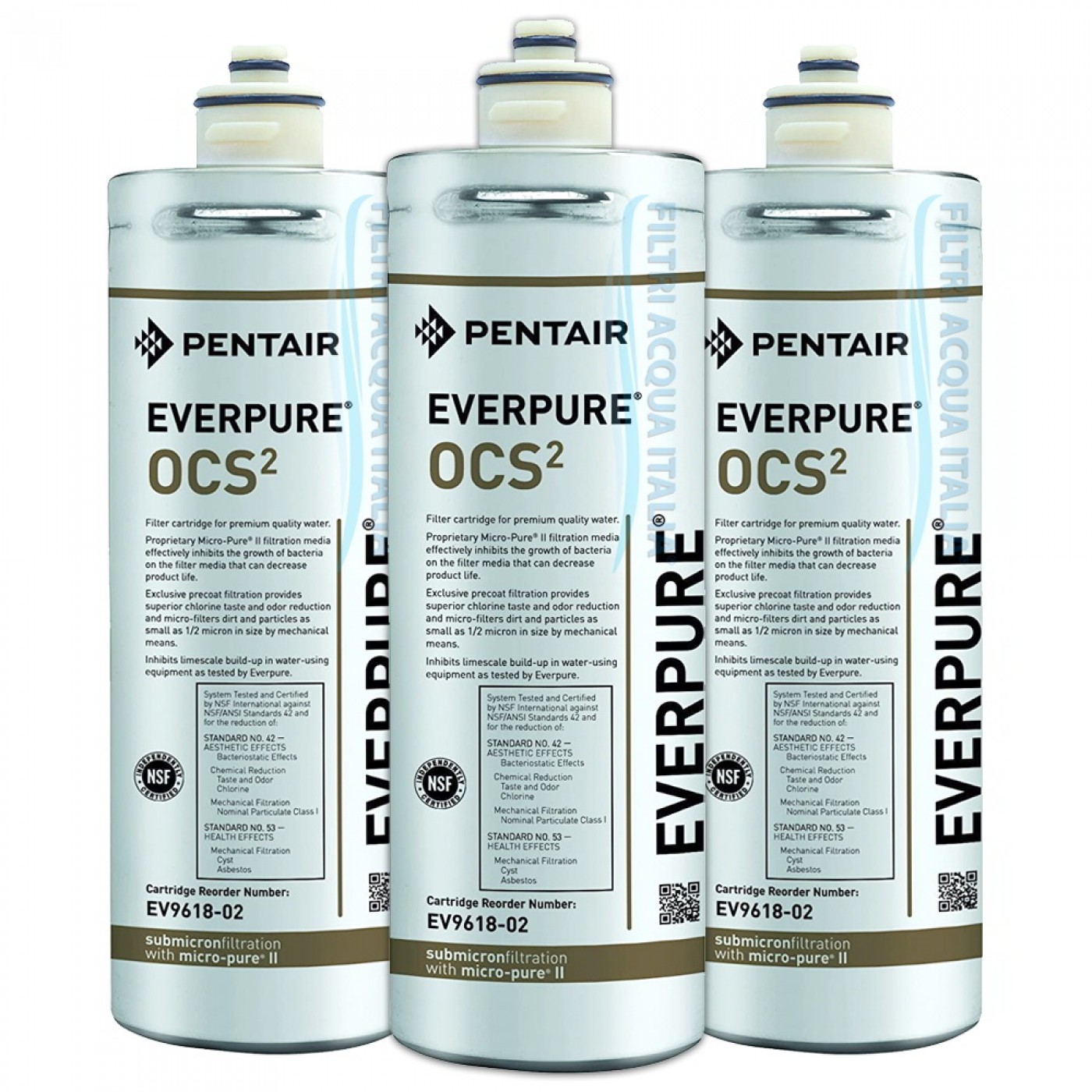 EVERPURE OCS2 EV9618-02 SET 3 PEZZI EVERPURE OCS2 EV9618-02 SET 3 PEZZI