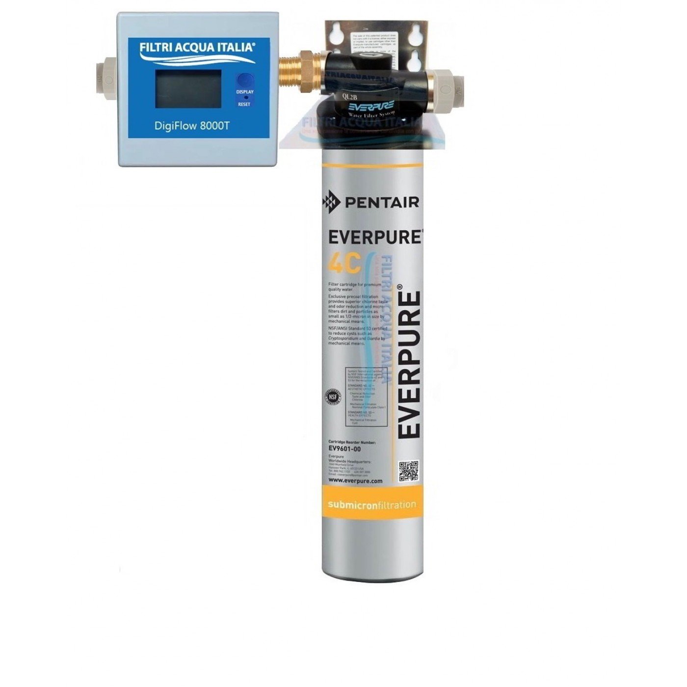 KIT EVERPURE 4C KIT CON FILTRO EVERPURE 4C E CONTALITRI DIGITALE KIT EVERPURE 4C KIT CON FILTRO EVERPURE 4C E CONTALITRI DIGITALE
