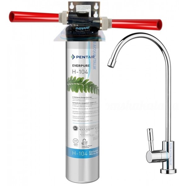 KIT EVERPURE H104 CON TESTA QL2B E RUBINETTO
