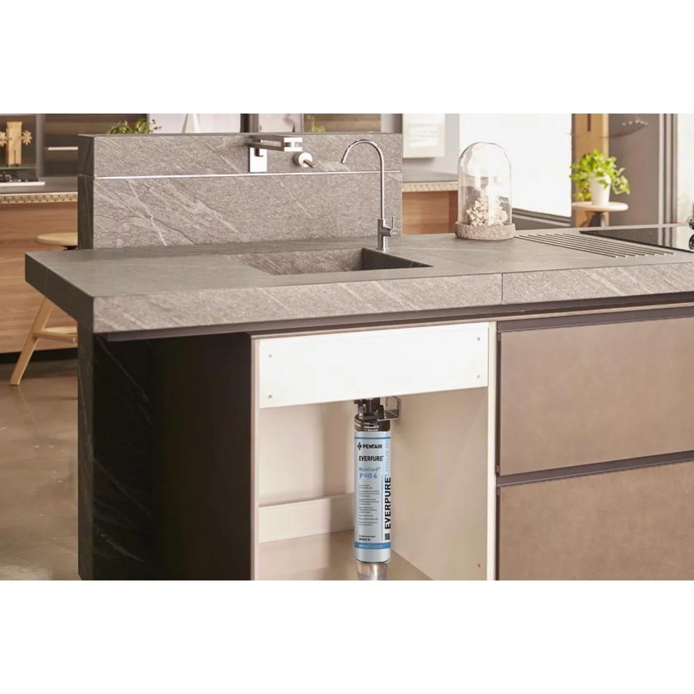 EVERPURE KIT PRO4 CON TESTA QL2B E RUBINETTO EVERPURE KIT PRO4 CON TESTA QL2B E RUBINETTO