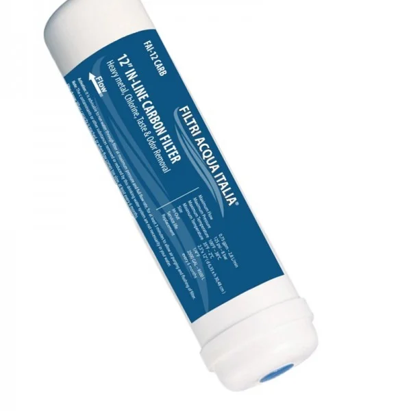 FILTRO IN LINEA CARBONE 2,5" X 12" FILTRO IN LINEA CARBONE 2,5" X 12"
